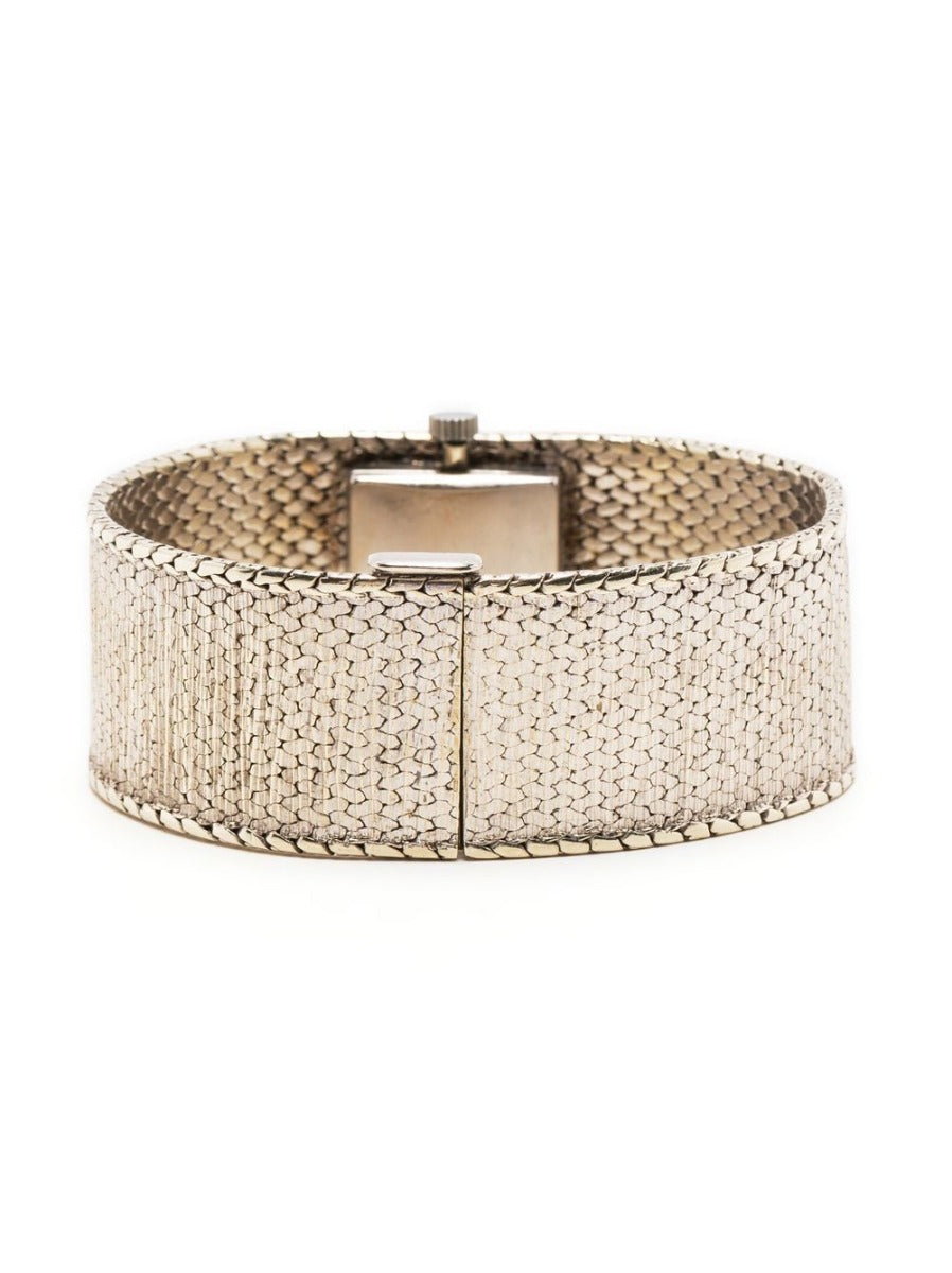 Vintage Finds Centaur De Luxe gold bracelet watch with round dial and elegant design, showcasing a classic timepiece for women.