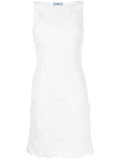 Prada floral broderie anglaise special edition dress with intricate embroidery and lightweight fabric, elegant and feminine.