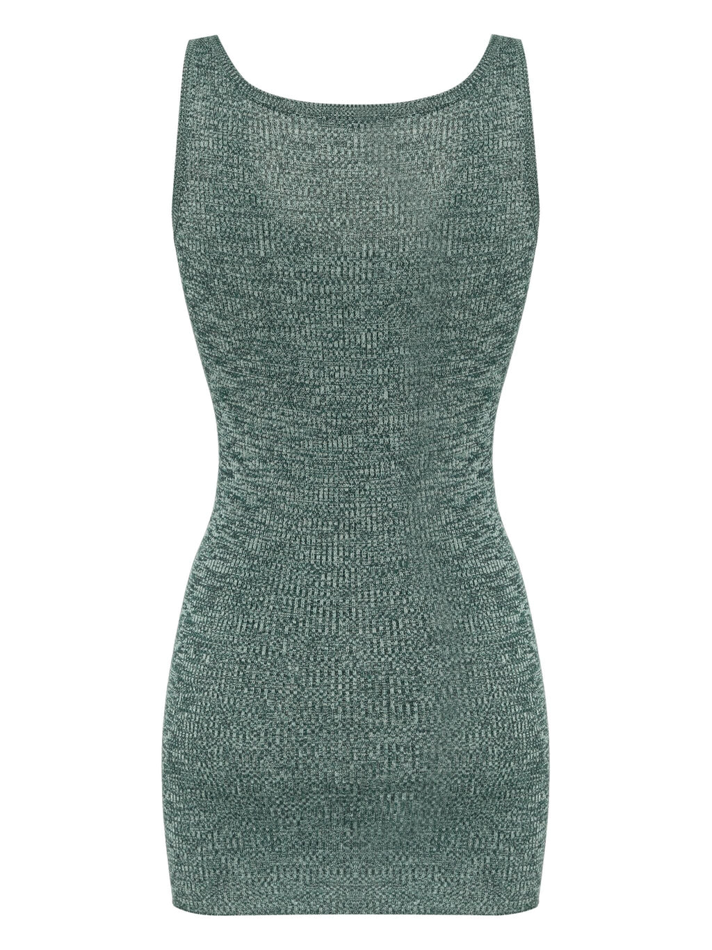 Aqua green Prada 2000s knitted top featuring a fitted design and textured knit fabric.