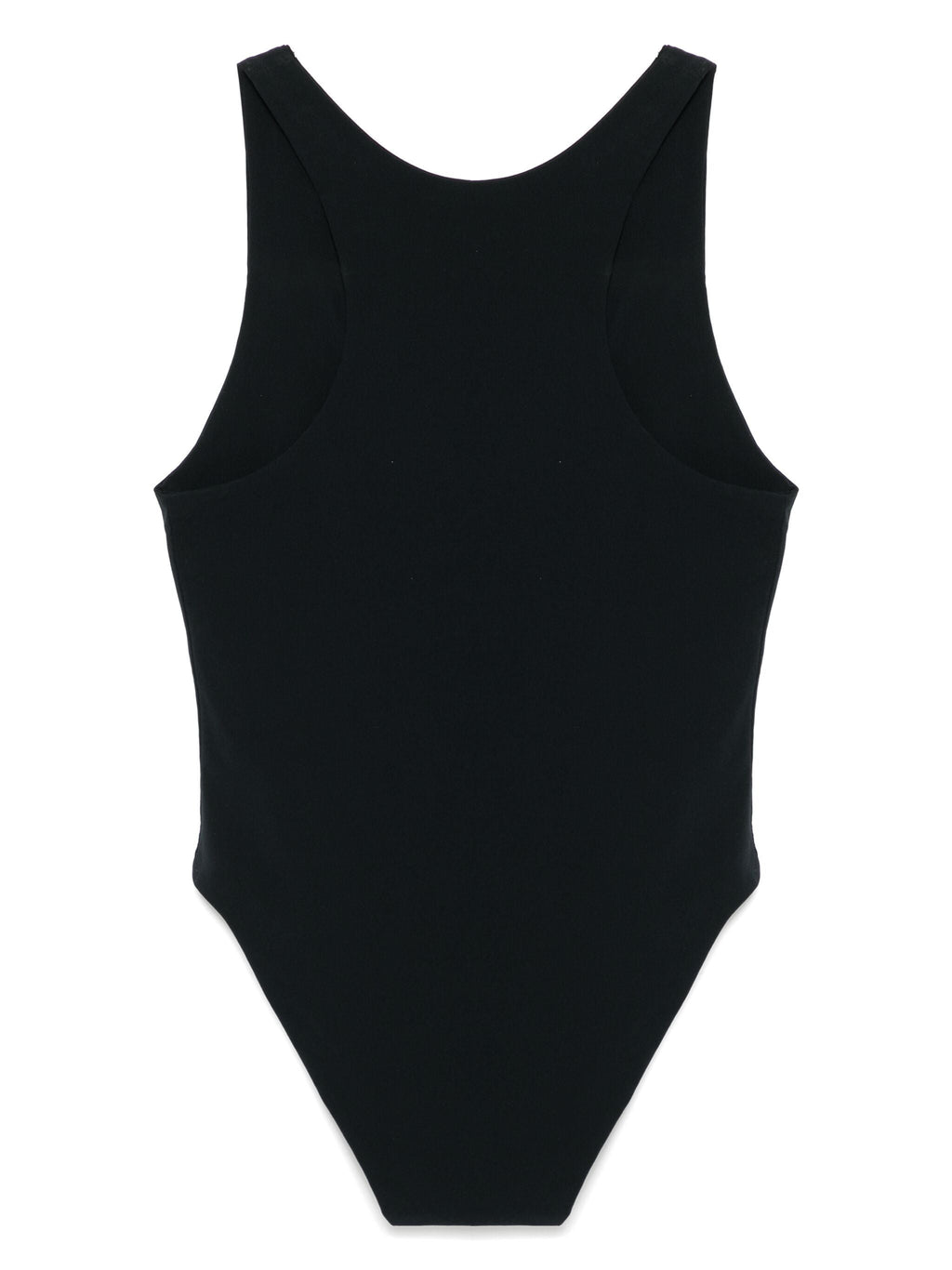 Miu Miu Resort 2009 bodysuit, stylish top with elegant design, shown in a close-up image highlighting fabric and fit details.