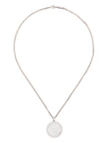 White diamond Happy Spirit necklace by Chopard, fine jewelry with sparkling white diamonds on a delicate chain.