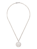White diamond Happy Spirit Necklace by Chopard, fine jewelry with sparkling diamonds and elegant chain.