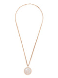 Rose gold Happy Spirit necklace by Chopard, fine jewelry piece featuring a delicate pendant on a slender chain.
