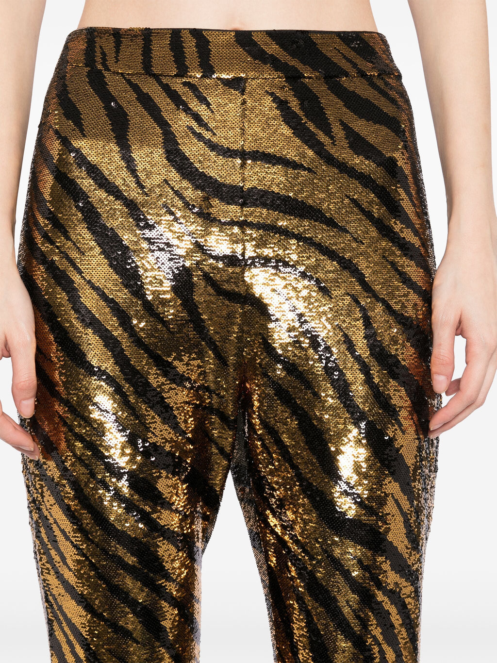 Balenciaga sequin stretch-jersey leggings, stylish trousers with shimmering sequin details and a fitted, stretchy design.