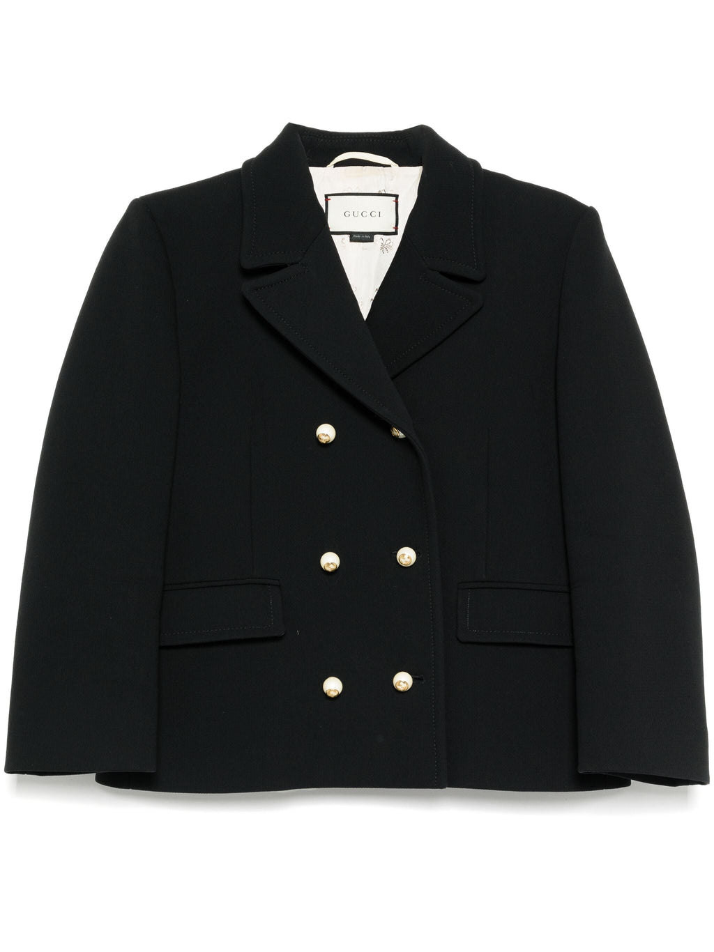 Gucci GG Buttons blazer featuring classic design, tailored fit, and iconic button details, perfect for stylish formal or casual wear.