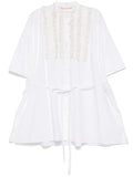 Valentino ruffle shirt, stylish women's top with elegant ruffle details and classic design, perfect for sophisticated looks.