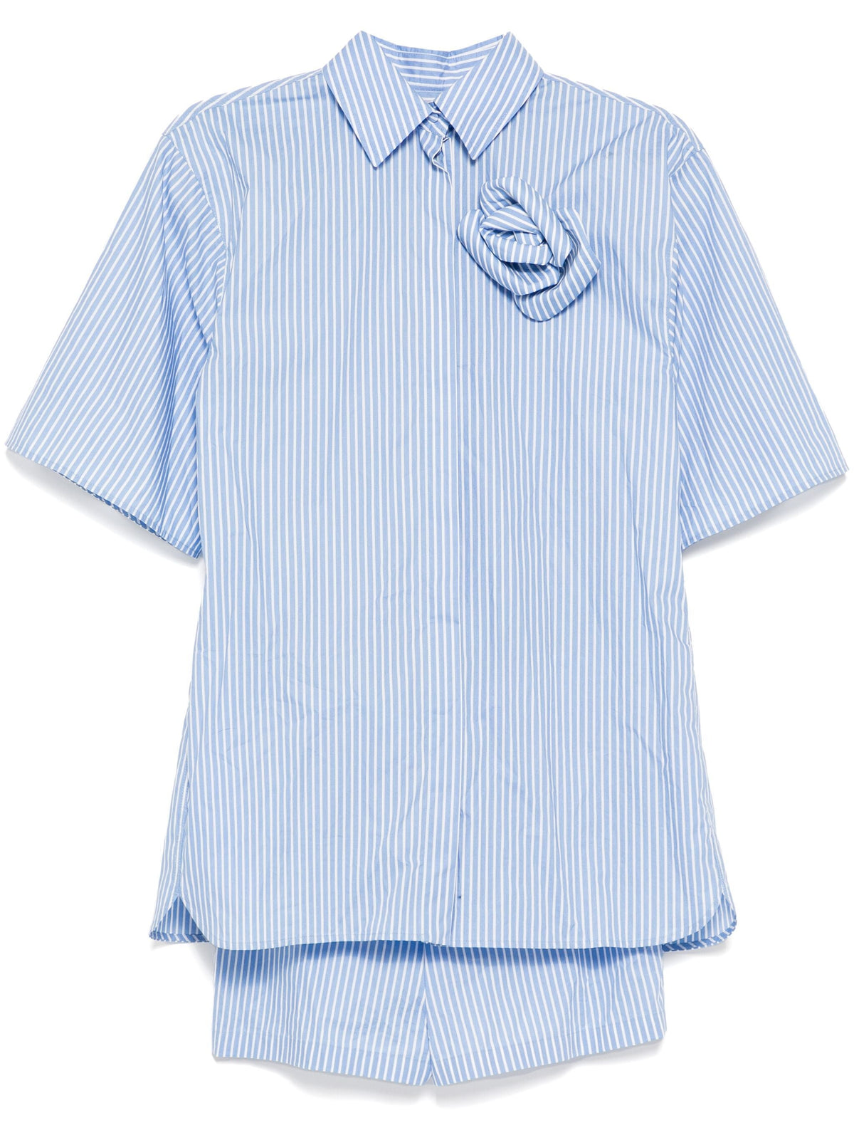 Valentino striped romper, stylish dress with bold pattern, sleeveless design, and relaxed fit, perfect for casual summer wear.