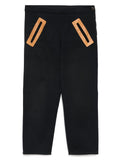 Miu Miu Archive School Suit Cropped Trousers showing tailored high-waisted design and cropped length in neutral fabric