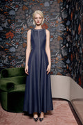 Denim Embellished Maxi Dress