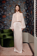 Pale Pink Lantern Long-sleeved Shirt