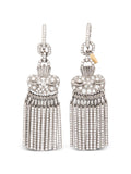Vintage Finds Pavé Dangle Fringe Diamond Earrings featuring sparkling diamonds and elegant dangle design.