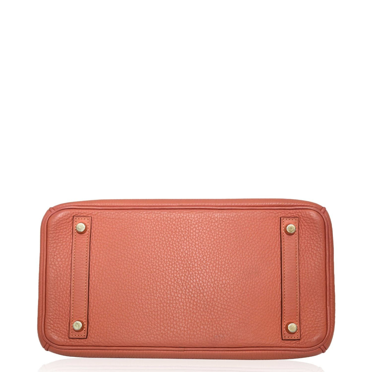 Hermès Birkin 30 Rose Tea Togo GHW top handle bag with gold hardware, featuring soft leather and structured design.