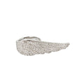 Asprey Garrard feather ring featuring intricate feather design in sterling silver, elegant jewelry for sophisticated style.
