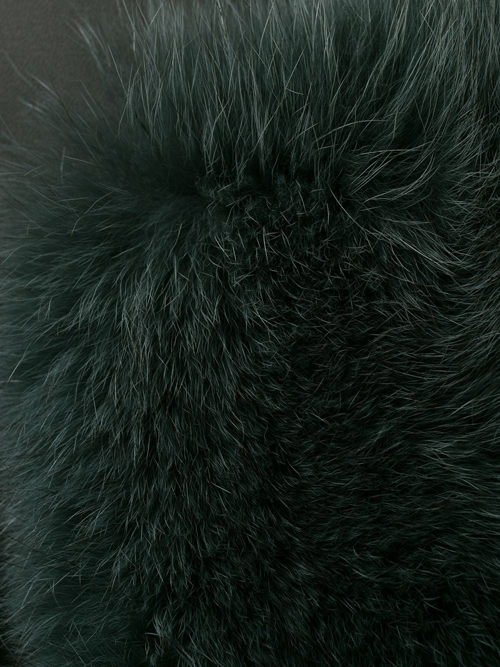 Black leather coat with fur trim from Prorsum, featuring a stylish collar and sleek design by Other Designers.