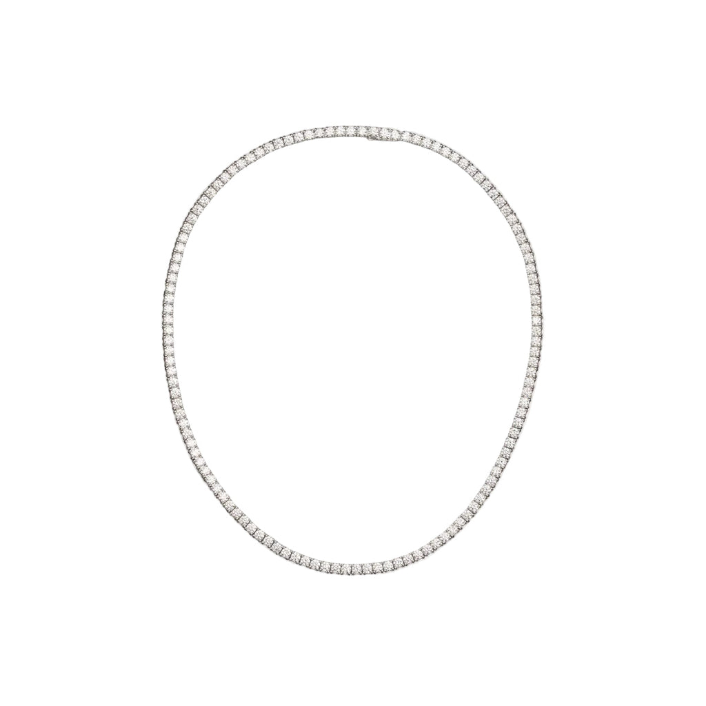 Cartier Essential Lines Riviera Necklace, elegant fine jewelry with sleek gold design, close-up of the delicate chain and clasp.