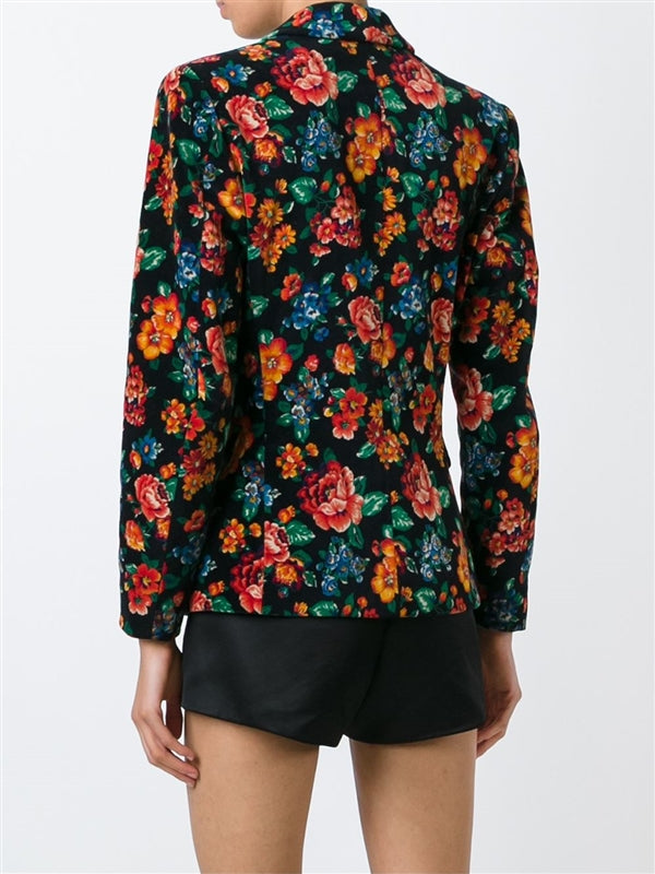 Floral print slim fit blazer from Other Designers, stylish tailored blazer with vibrant floral pattern, perfect for smart casual wear.