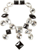 Vintage Finds 1970s vintage embellished necklace with intricate beadwork and decorative accents, showcasing retro jewelry style.
