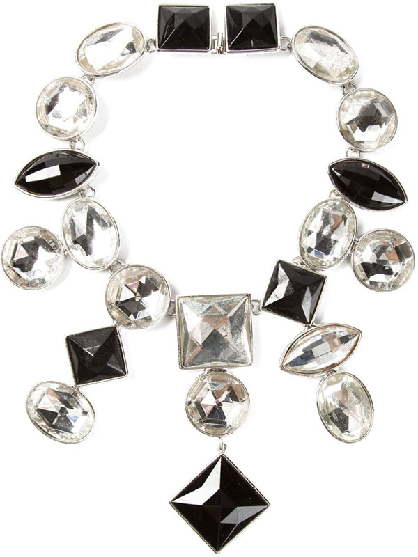 Vintage Finds 1970s vintage embellished necklace with intricate beadwork and decorative accents, showcasing retro jewelry style.