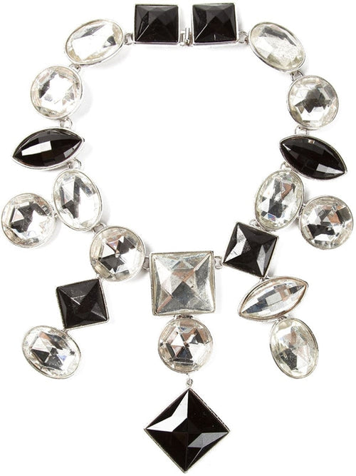 Vintage Finds 1970s vintage embellished necklace with intricate beadwork and decorative accents, showcasing retro jewelry style.
