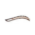 Elegant 18K rose gold and black diamond earrings featuring intricate design, crafted by Vintage Finds.