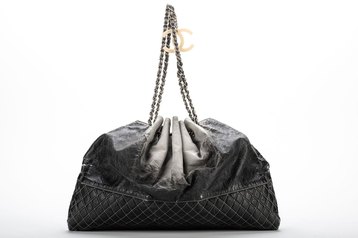 Chanel Degrade' Patent LG Shoulder Bag