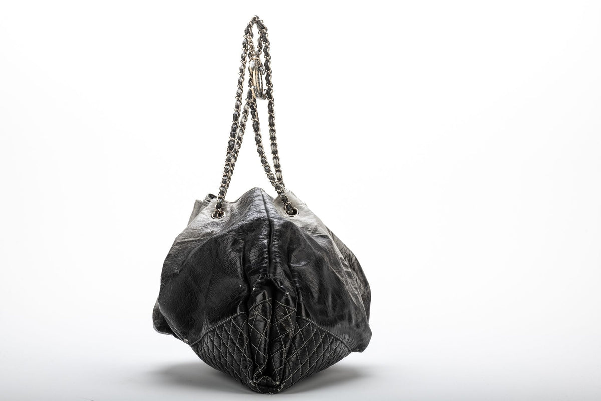 Chanel Degrade' Patent LG Shoulder Bag