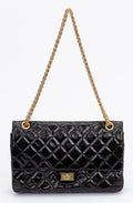 Chanel Black Patent Reissue Medium Flap