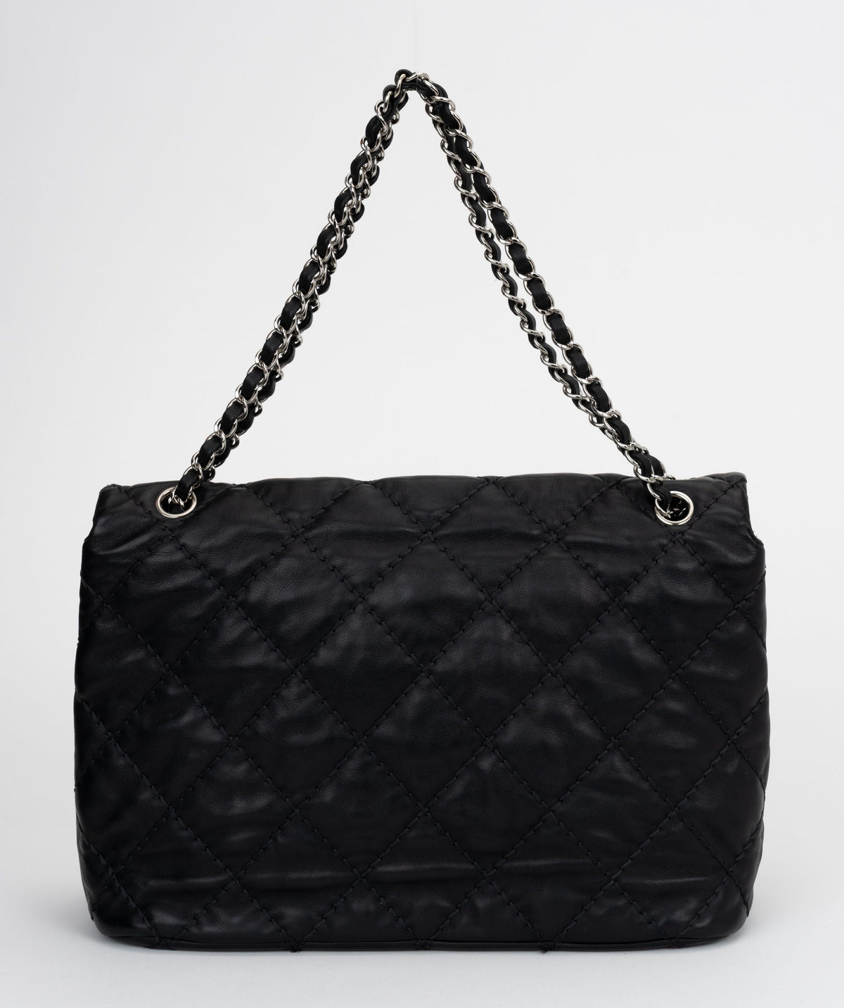 Chanel Black Quilted Large Shoulder Bag