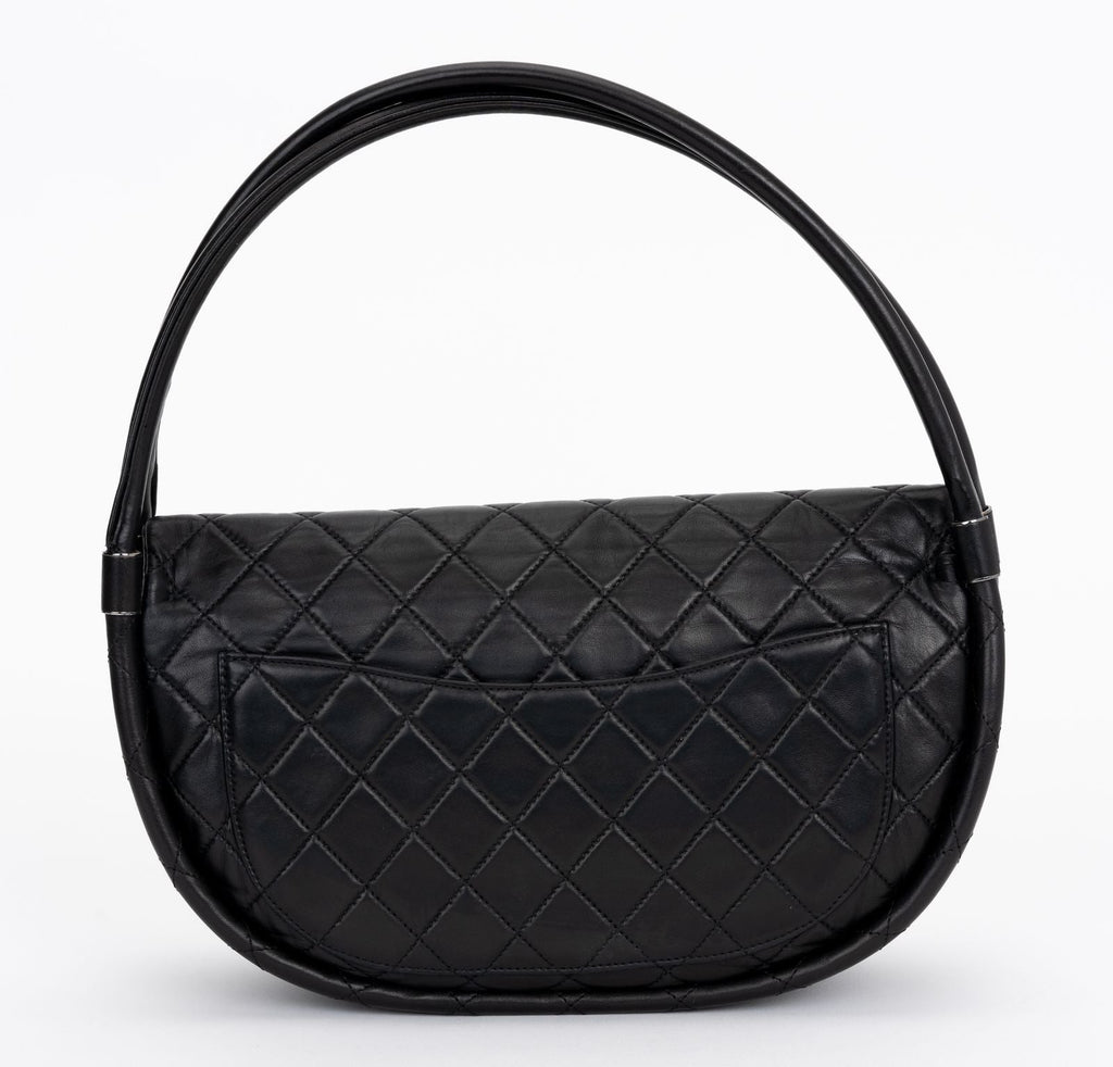 Chanel Collectible Black Hula Hoop Bag