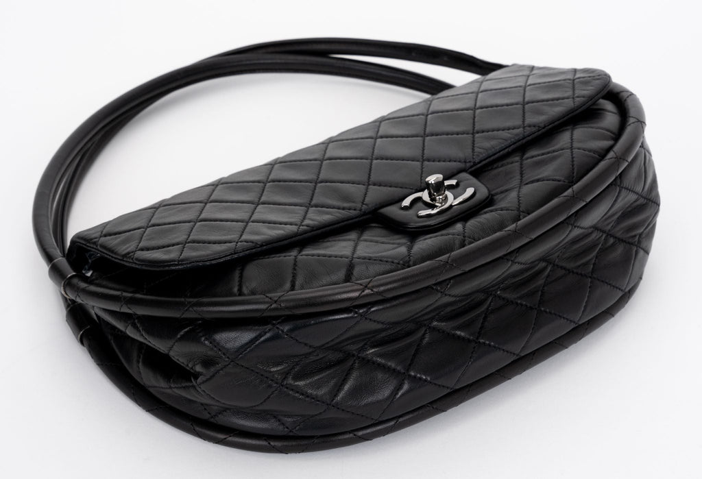 Chanel Collectible Black Hula Hoop Bag