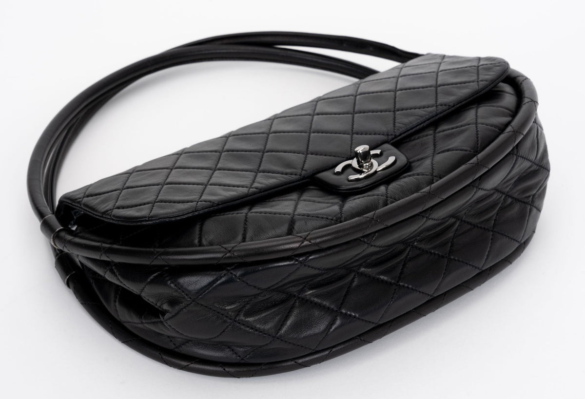 Chanel Collectible Black Hula Hoop Bag