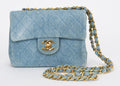 Chanel Denim Quilt Flap Crossbody