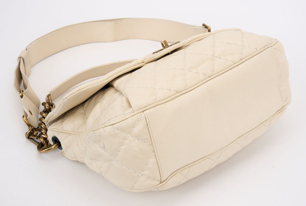 Chanel Coco Pleats Flap Messenger Bag