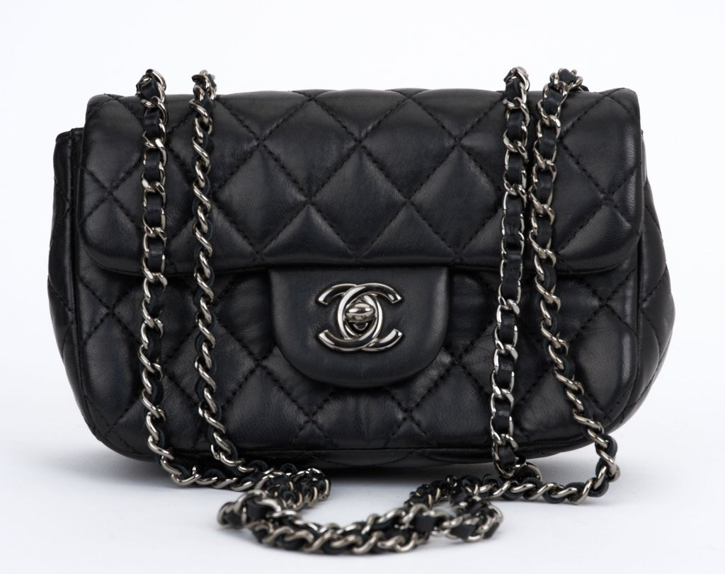 Chanel Black Quilted Mini Flap Bag