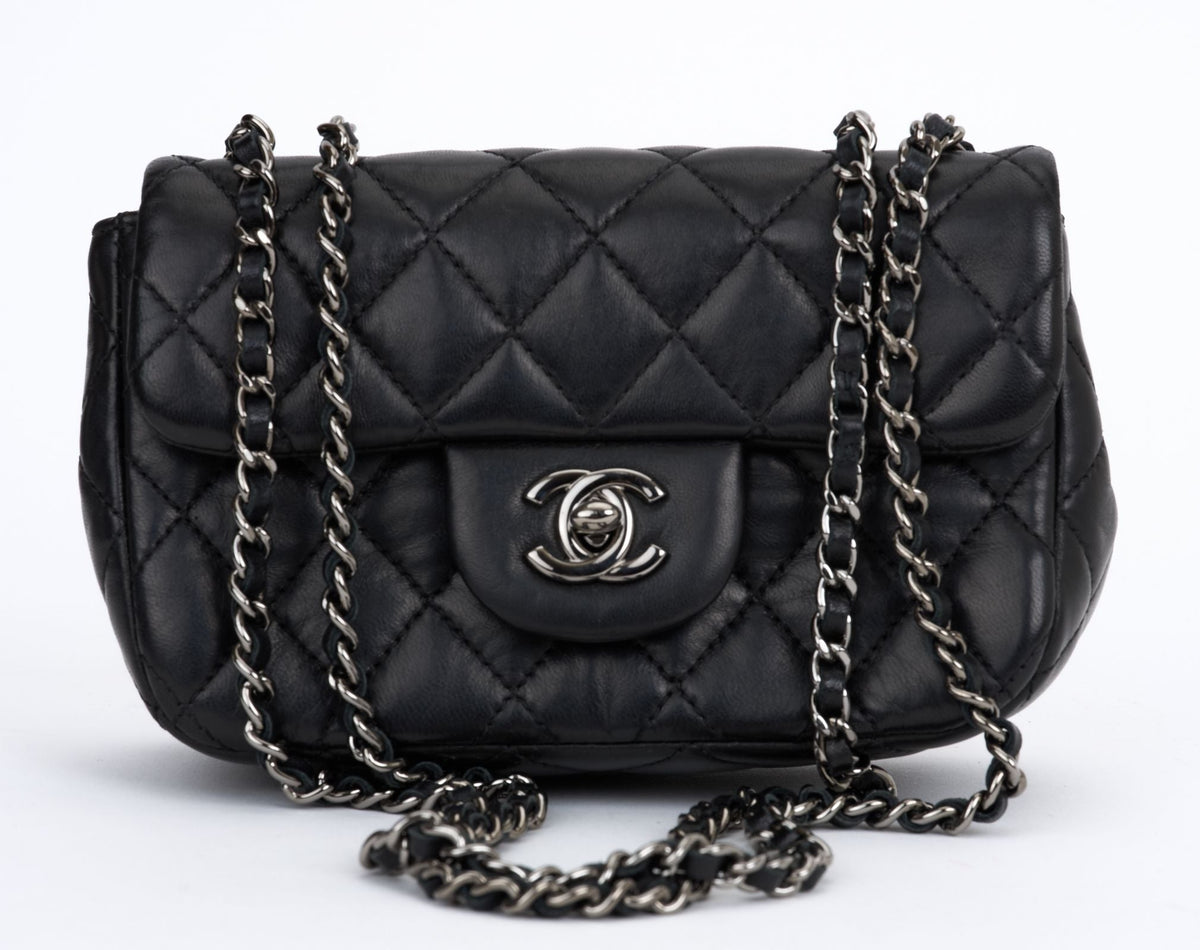Chanel Black Quilted Mini Flap Bag