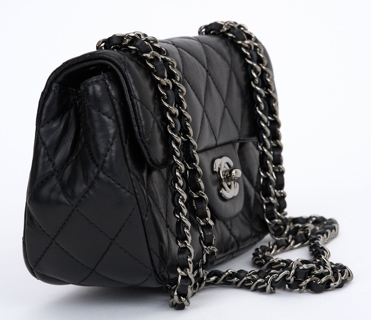 Chanel Black Quilted Mini Flap Bag