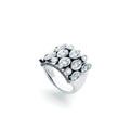 Cartier Diamond Diadea ring with sparkling diamonds set in a sleek gold band, showcasing elegant jewelry craftsmanship.