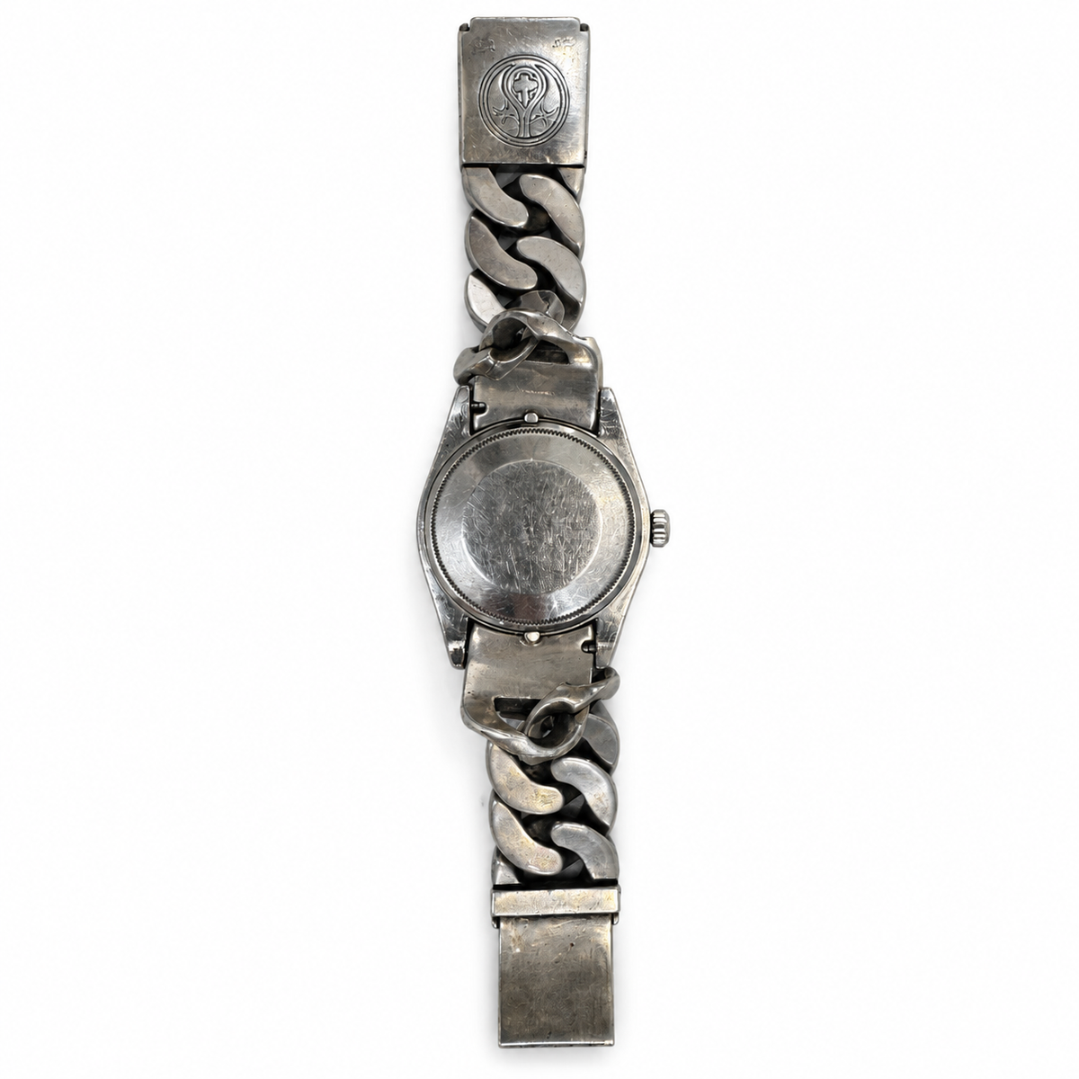 Rolex x Loree Rodkin luxury watch with a sleek design, featuring a gold-tone case and elegant dial, showcasing high-end craftsmanship.