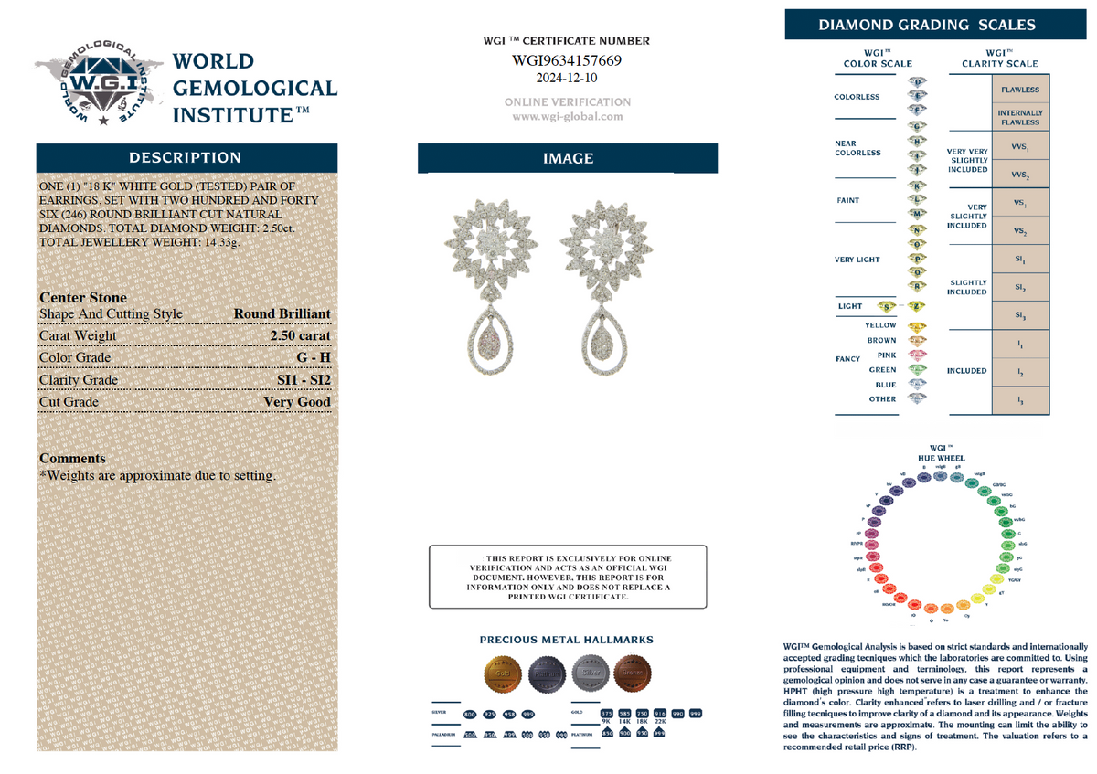 Vintage Finds dangle drop diamond earrings with sparkling gemstones and elegant silver hooks.