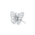 Van Cleef & Arpels butterfly ring featuring intricate butterfly design with gold and gemstone accents.