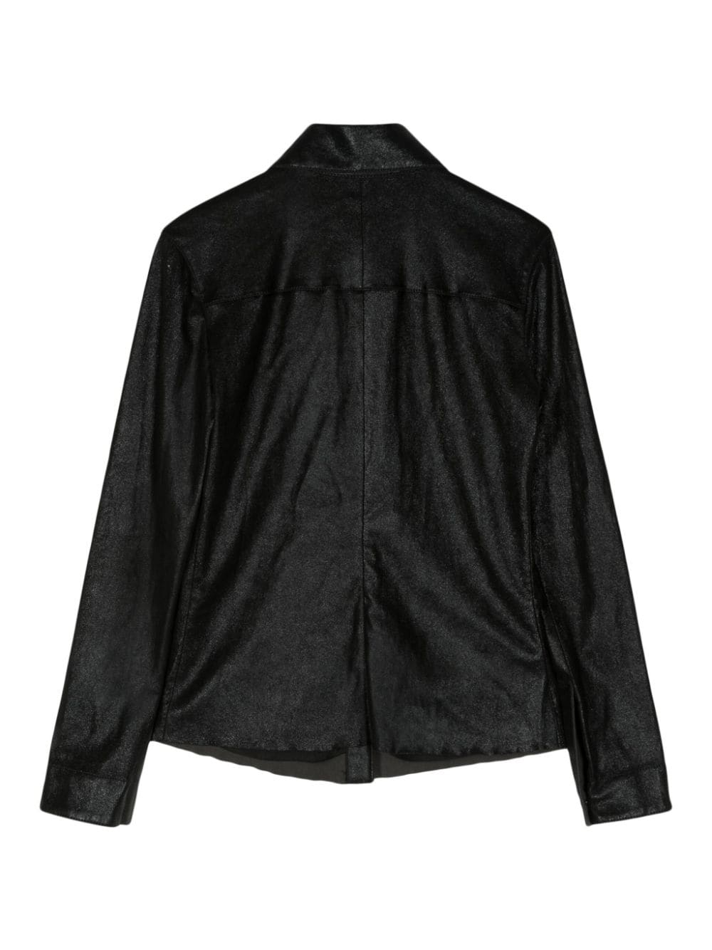 Black elasticated Chanel top featuring a fitted design and stylish fabric, ideal for casual or chic outfits.