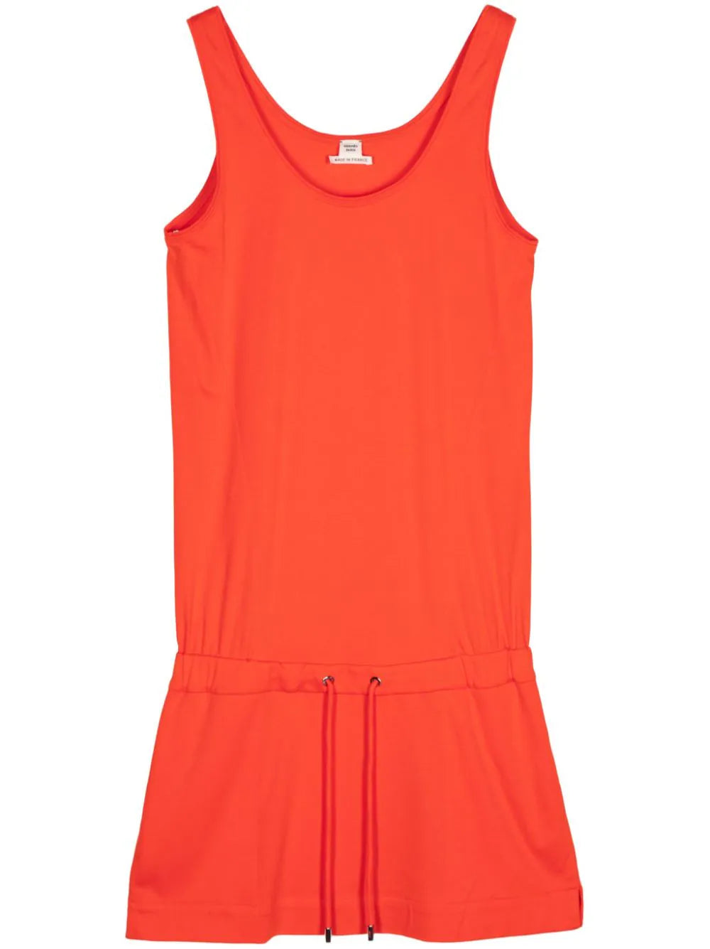 Hermès 2010 drawstring cotton minidress with a casual, relaxed fit, featuring a simple design and adjustable waist.